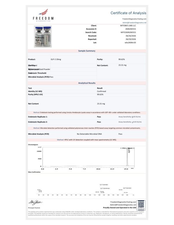 GLP-2 20mg (Research Use Only) - Image 2