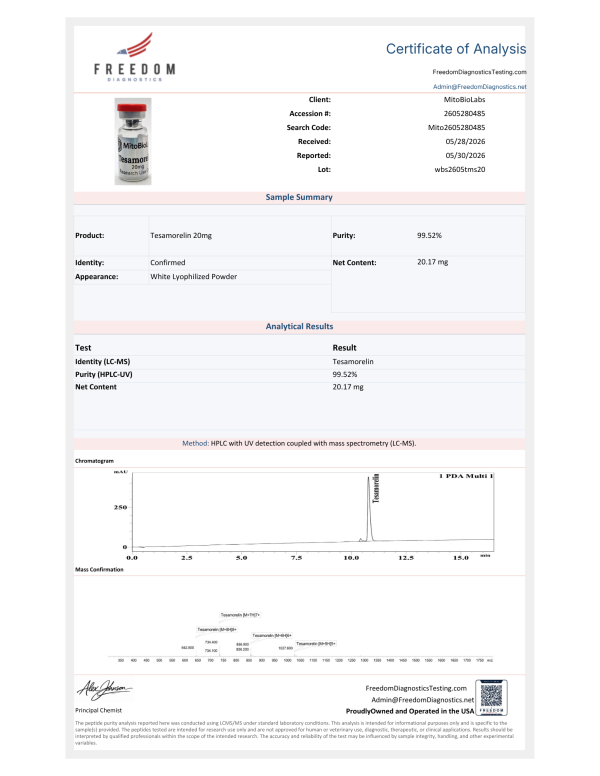 Tesamorelin 20mg (Research Use Only) - Image 2